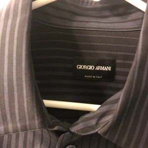 Giorgio Armani L/S Silk Shirt  size 42/16.5